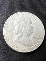 1962 (D) Franklin Half Dollar