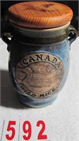 Canada Wild Rice Decanter Stoneware