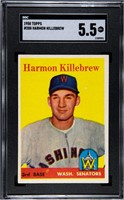 1958 Topps Harmon Killebrew 288 Grade 5.5