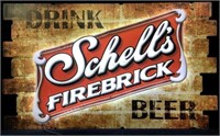 Schells Firebrick Beer Advertisement Bar Sign