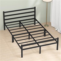 Queen Bed Frame - Metal with Headboard  Noise Free