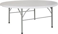 Flash Furniture 6-Ft Round Bi-Fold Table