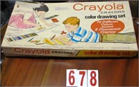 Vintage Crayola Coloring Set