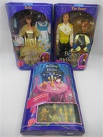 Disney's Beauty & The Beast Barbie Dolls Lot of 3