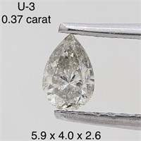 $600  Rare Fancy Natural Color Diamond(0.37ct)