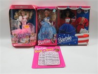 Assorted Barbie Dolls and Accessory Pack Lot of 4