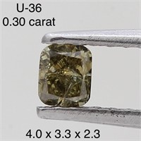 $450  Rare Fancy Natural Color Diamond(0.3ct)