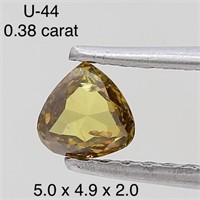 $600  Rare Fancy Natural Color Diamond(0.38ct)