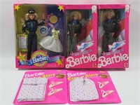 Career Barbie Dolls & Accessory Packs Lot of (5)