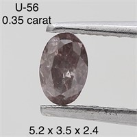$500  Rare Fancy Natural Color Diamond(0.35ct)