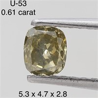 $900  Rare Fancy Natural Color Diamond(0.61ct)
