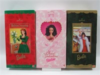 Hallmark Special Edition Barbie Dolls Lot of (3)