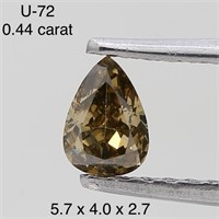 $650  Rare Fancy Natural Color Diamond(0.44ct)