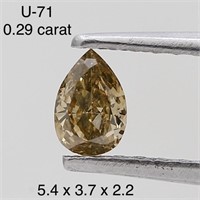 $450  Rare Fancy Natural Color Diamond(0.29ct)