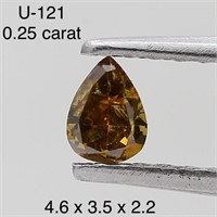 $400  Rare Fancy Natural Color Diamond(0.25ct)
