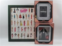 Barbie Fashion Frames + Framed Art Lot of (3)