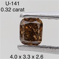 $450  Rare Fancy Natural Color Diamond(0.32ct)