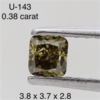 $550  Rare Fancy Natural Color Diamond(0.38ct)