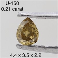 $350  Rare Fancy Natural Color Diamond(0.21ct)
