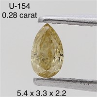 $450  Rare Fancy Natural Color Diamond(0.28ct)