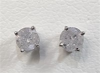 $2600 14K  Diamonds(0.72Ct,I2-I3,G-H) Earrings