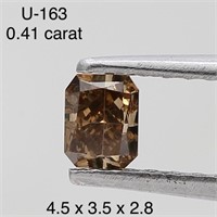 $550  Rare Fancy Natural Color Diamond(0.41ct)