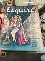 Vintage 1940s Esquire Magazines Lot