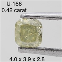$550  Rare Fancy Natural Color Diamond(0.42ct)