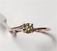$1290 10K  Diamond (0.25Ct,I1,Brown) Ring