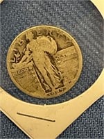 1927P Standing liberty quarter