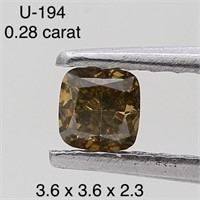 $450  Rare Fancy Natural Color Diamond(0.28ct)