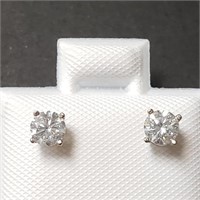 $1680 14K  Diamond (0.45Ct,I1-3,F-G) Earrings