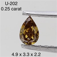 $400  Rare Fancy Natural Color Diamond(0.25ct)