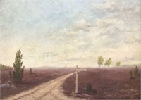 Fredrich Eicke (1883-1975) Oil On Board, Landscape