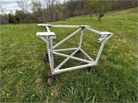 Handmade Aluminum Roll Cart