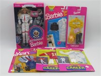 Astronaut Barbie & Fashion Pack Lot of (6)