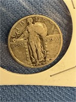 1929P Standing liberty quarter