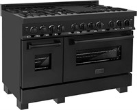 ZLINE 48" 6 cu. ft. Dual Fuel Range with Gas Stove