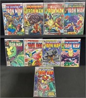 (10) Vintage Marvel Comics Iron Man Comics