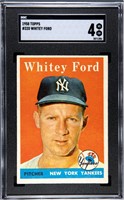 1958 Topps Whitey Ford 320 Grade 4