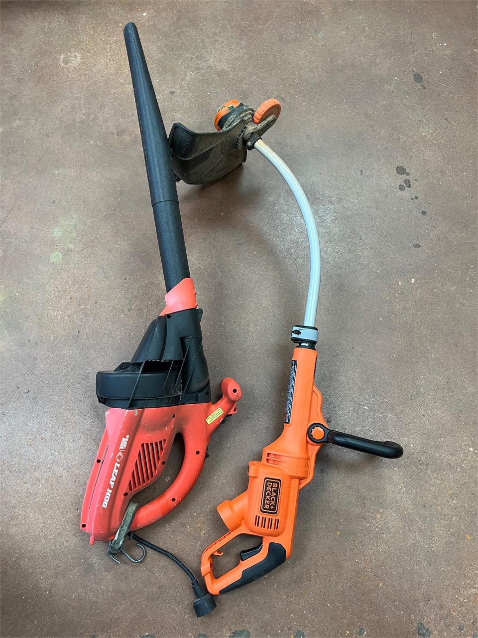 Black and Decker weed whacker and blower