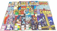 (18) Marvel Comics Groo & Conan Comic Books