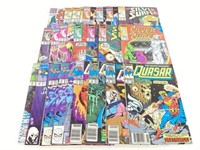 (22) Marvel Comics Quasar & Silver Surfer Comics