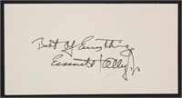 Emmett Kelly  Autograph. American circus performer