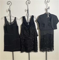 Black Cocktail Dresses  Size 10