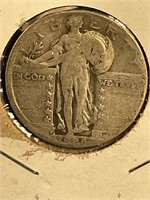 1928 S Standing liberty quarter