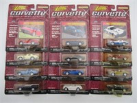 Johnny Lightning Corvette Collection Sets/12 Cars