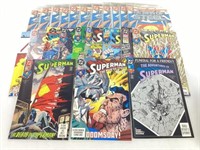 (22) Dc Comics Superman Comic Books