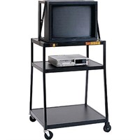 BRETFORD WIDE BODY TV CART- TV/VCR NOT INCLUDED