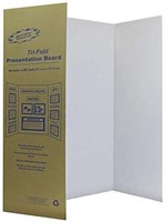 White Tri-Fold Presentation Board 36 X 48